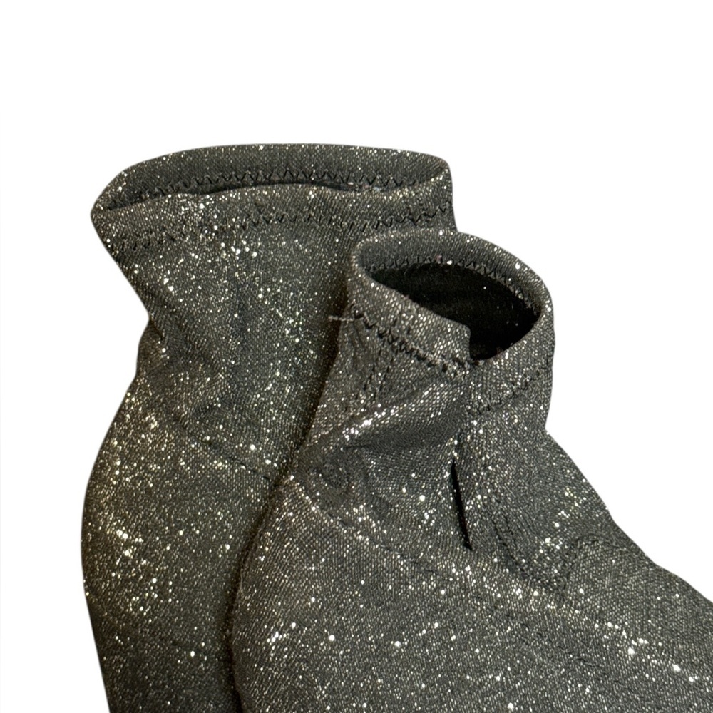 Express Glitter Ankle Booties 7 - Picture 8 of 9